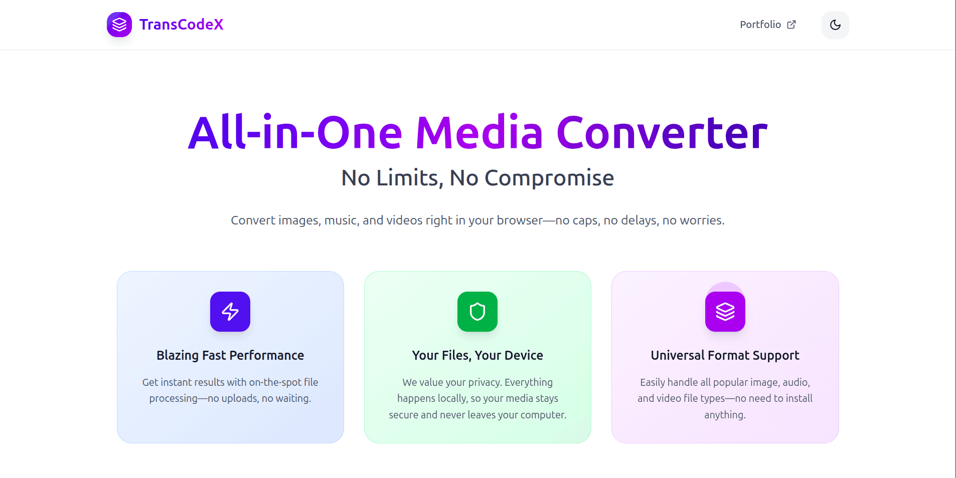 TransCodeX Screenshot